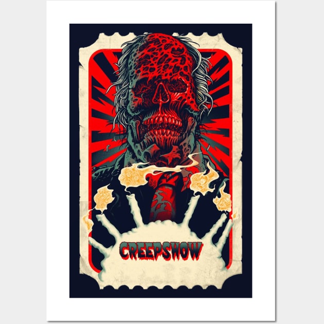 Ticket For The Creepshow Wall Art by MartInTheWall Shop